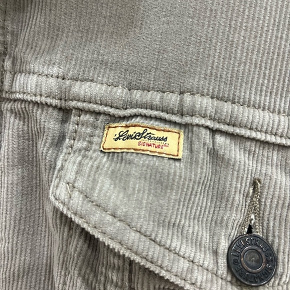 Levi's Men's Corduroy Tan Sherpa-Collar Jacket Size L Vintage Signature - Picture 2 of 16